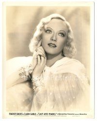 3k124 CAIN & MABEL 8x10 still '36 portrait of Marion Davies in cool lace dress w/ lots of jewelry!