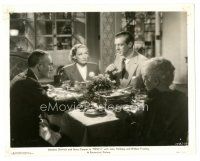 3k193 DESIRE 8x10.25 still '36 Marlene Dietrich, Gary Cooper & John Halliday at dinner table!