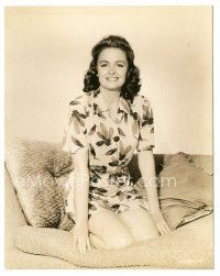 3k212 DONNA REED deluxe 7.5x9.5 still '53 sexy head & shoulders portrait with jewelry from Gun Fury!