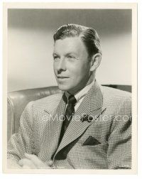 3k308 GEORGE MURPHY 8x10.25 still '30s close up wearing cool suit & tie seated in chair!