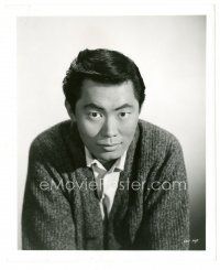 3k313 GEORGE TAKEI 8.25x10 still '60 super young & handsome from Hell To Eternity, billed wrong!