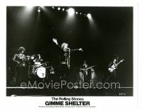 3k321 GIMME SHELTER 8x10.25 still '71 cool image of the Rolling Stones performing live on stage!