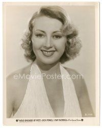 3k341 GOLD DIGGERS OF 1937 8x10.25 still '36 close up of smiling Joan Blondell wearing halter top!