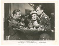 3k411 I'LL BE SEEING YOU 8x10.25 still R48 Ginger Rogers between Joseph Cotten & another man!