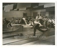 3k432 JAMES CAGNEY deluxe 8x10 still '56 candid bowling between scenes of These Wilder Years!