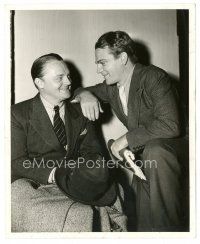 3k431 JAMES CAGNEY 8.25x10 still '40s great c/u with brother William, both smiling at each other!