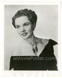 3k446 JANE WYATT 8x10.25 still '40s pretty head & shoulders portrait wearing pearl necklace!