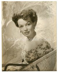 3k469 JOAN EVANS deluxe 7.25x9.25 still '52 sexy head & shoulders portrait from Skirts Ahoy!