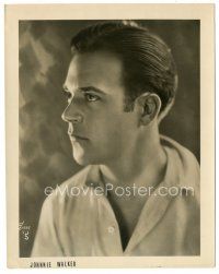 3k482 JOHNNIE WALKER 8x10.25 still '20s head & shoulders portrait of the silent actor by Evans!