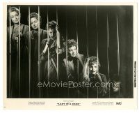 3k511 LADY IN A CAGE 8.25x10.25 still '64 montage of Olivia de Havilland losing sanity in prison!