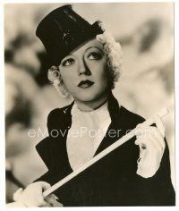 3k567 MARION DAVIES 7.5x9.25 still '44 great close up in sexy showgirl outfit with cane!