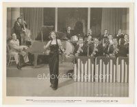 3k585 MARY LOU 8x10.25 still '48 great image of sexy Joan Barton performing with orchestra!