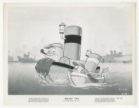 3k596 MELODY TIME 8x10.25 still '48 Disney cartoon, great image of Big Toot & Little Toot!