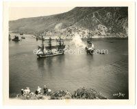 3k656 OLD IRONSIDES candid 8x10.25 still '26 James Cruze directs epic ship battle by radio!