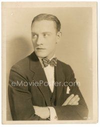 3k666 ONLY THING 8x10.25 still '25 waist-high portrait of Conrad Nagel in suit & bow tie!
