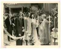 3k700 PHILADELPHIA STORY 8x10 still '40 Katharine Hepburn, Cary Grant & James Stewart at wedding!