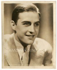 3k732 RAY MILLAND 8x10 still '31 young head & shoulders portrait in suit & tie from Just a Gigolo!