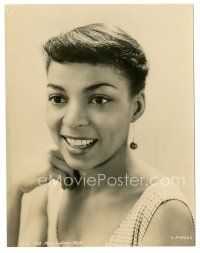 3k775 RUBY DEE 7.5x9.5 still '57 head & shoulders portrait of the pretty star from Edge of the City!