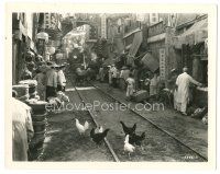 3k806 SHANGHAI EXPRESS 8x10.25 still '32 Josef von Sternberg, c/u of chickens on busy city street!