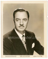 3k835 SONG OF THE THIN MAN 8.25x10.25 still '47 head & shoulders portrait of William Powell!