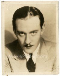3k898 THIRTEENTH CHAIR 8x10.25 still '29 Tod Browning, head & shoulders portrait of Conrad Nagel!