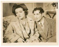 3k911 TO MARY - WITH LOVE 8x10.25 still '36 Warner Baxter tries to settle problems with Myrna Loy!