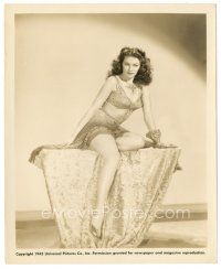 3k997 YVONNE DE CARLO 8.25x10 still '45 seated in sexy two-piece outfit from Salome Where She Danced