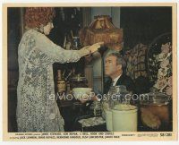 3k074 BELL, BOOK & CANDLE color 8x10 still '58 James Stewart holding bowl for Hermione Gingold!