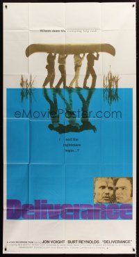 3m260 DELIVERANCE int'l 3sh '72 John Boorman classic, different image of men carrying canoe!