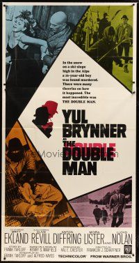 3m269 DOUBLE MAN 3sh '67 different images of Yul Brynner & Britt Ekland