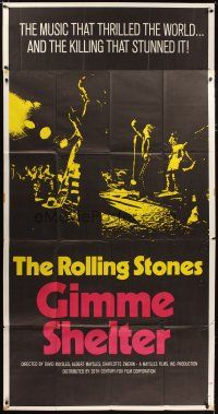 3m309 GIMME SHELTER int'l 3sh '71 Rolling Stones, out of control rock & roll concert!
