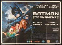 3m613 BATMAN FOREVER Argentinean 43x58 '95 Val Kilmer, Nicole Kidman, Tommy Lee Jones, Jim Carrey