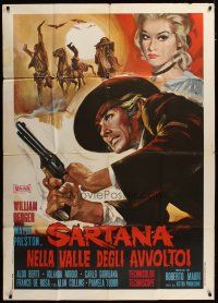 3m845 BALLAD OF DEATH VALLEY Italian 1p '70 William Berger as Sartana, spaghetti western art!