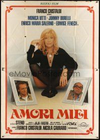 3m720 AMORI MIEI Italian 2p '78 married Monica Vitti in love triangle, directed by Steno!