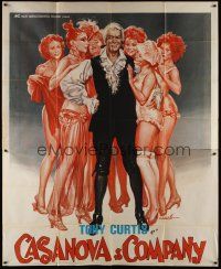 3m807 SOME LIKE IT COOL Italian 2p '77 Tony Curtis and his many lovers, Casanova & Company!