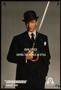 3p056 AVENGERS teaser 1sh '98 Ralph Fiennes as John Steed, saving the world in style!