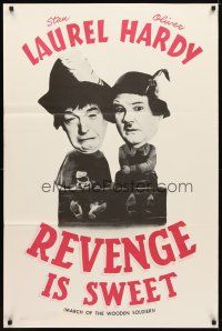 3p064 BABES IN TOYLAND 1sh R60s great image of Laurel & Hardy, Revenge is Sweet!