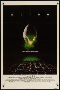 3r144 ALIEN 1sh '79 Ridley Scott outer space sci-fi classic, cool hatching egg image!