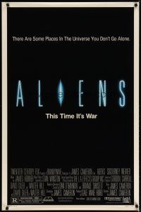 3r059 ALIENS 1sh '86 James Cameron, there are some places in the universe you don't go alone!