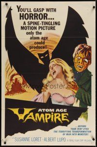 3r154 ATOM AGE VAMPIRE 1sh '63 terrifying man monster only the atom age could produce!