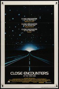 3r209 CLOSE ENCOUNTERS OF THE THIRD KIND 1sh '77 Steven Spielberg sci-fi classic!