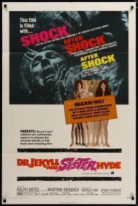 3r249 DR. JEKYLL & SISTER HYDE 1sh '72 sexual transformation of man to woman actually takes place!