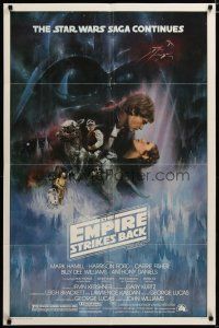 3r261 EMPIRE STRIKES BACK 1sh '80 classic Gone With The Wind style art by Roger Kastel!