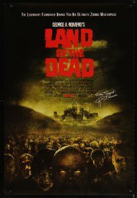 3r093 LAND OF THE DEAD advance DS 1sh '05 George Romero brings you his ultimate zombie masterpiece!