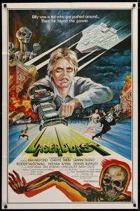 3r348 LASERBLAST 1sh '78 Roddy McDowall, wild Musso & Roberts sci-fi art!