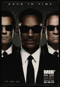 3r098 MEN IN BLACK 3 teaser DS 1sh '12 Will Smith, Tommy Lee Jones, Josh Brolin, sci-fi sequel!