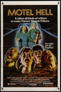 3r364 MOTEL HELL 1sh '80 it takes all kinds of critters to make Farmer Vincent Fritters!