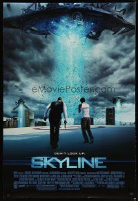 3r121 SKYLINE DS 1sh '10 Eric Balfour saves the planet from alien invasion, cool image!