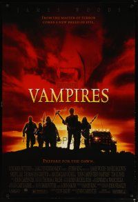 3r131 VAMPIRES DS 1sh '98 John Carpenter, James Woods, cool vampire hunter image!