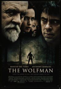 3r133 WOLFMAN DS 1sh '10 Benicio Del Toro, Anthony Hopkins, Emily Blunt, Hugo Weaving